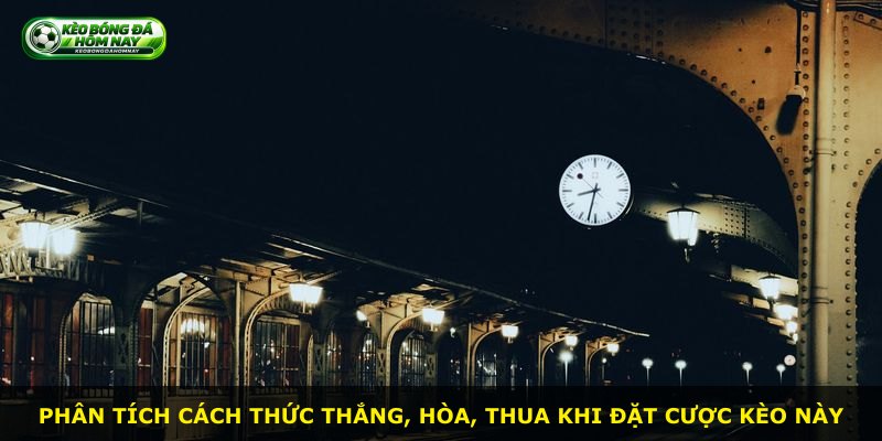 Phân tích cách thức thắng, hòa, thua khi đặt cược kèo này